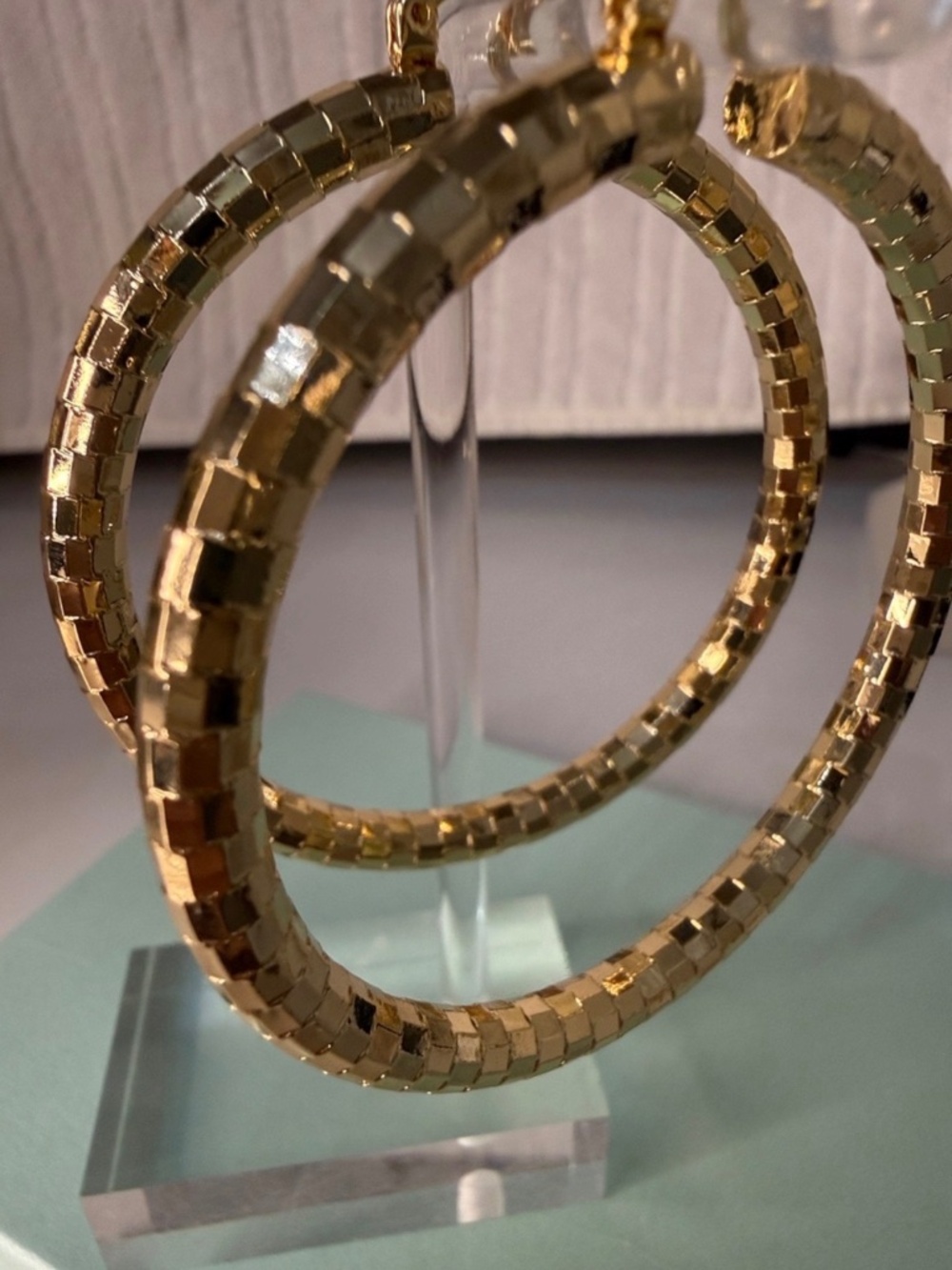 Gold Hoop Earrings - 2”